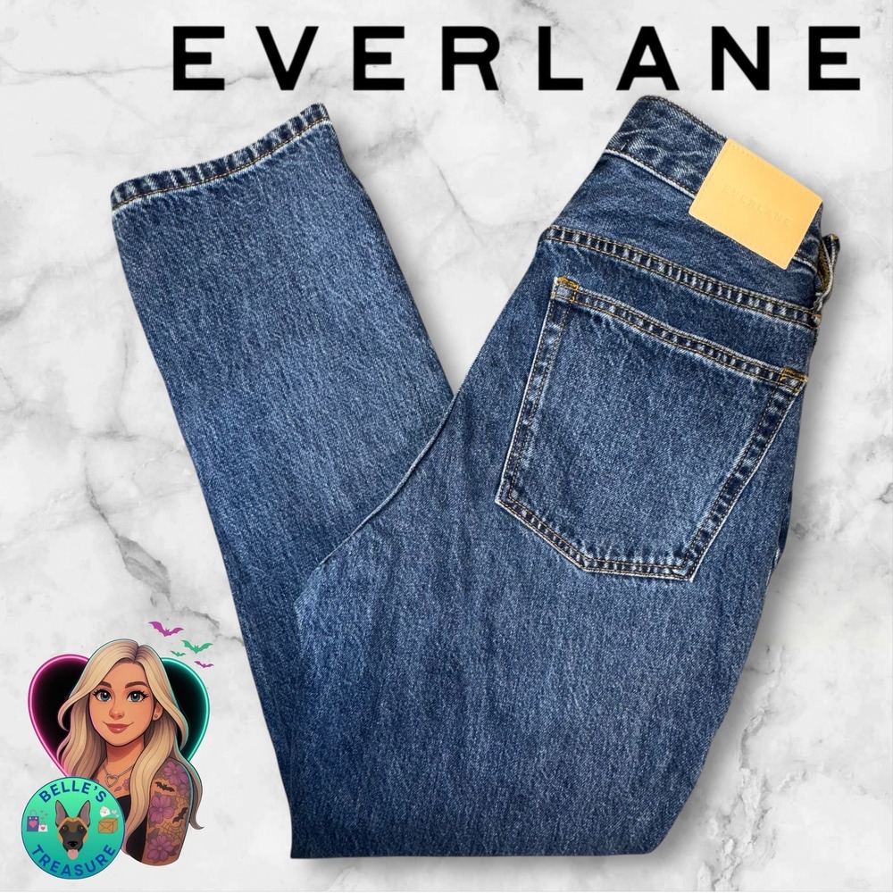 Everlane Jeans Women's 27‎ Curvy 90s Cheeky Straight Ankle Organic Cotton 26x26